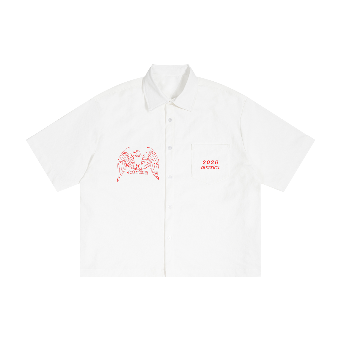 America Button Short Sleeve