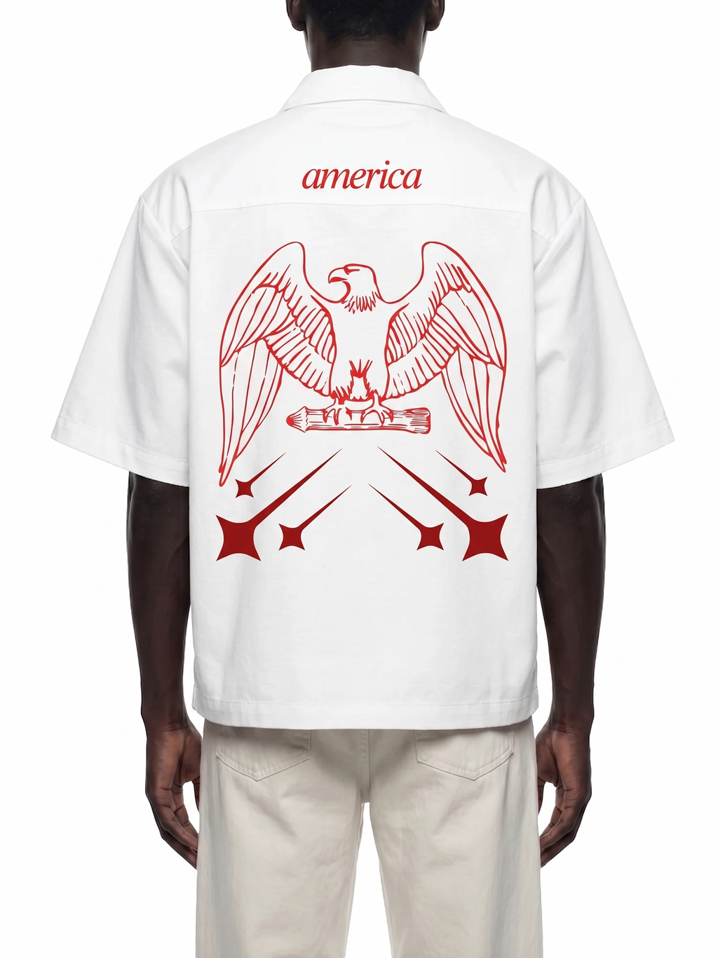 America Button Short Sleeve