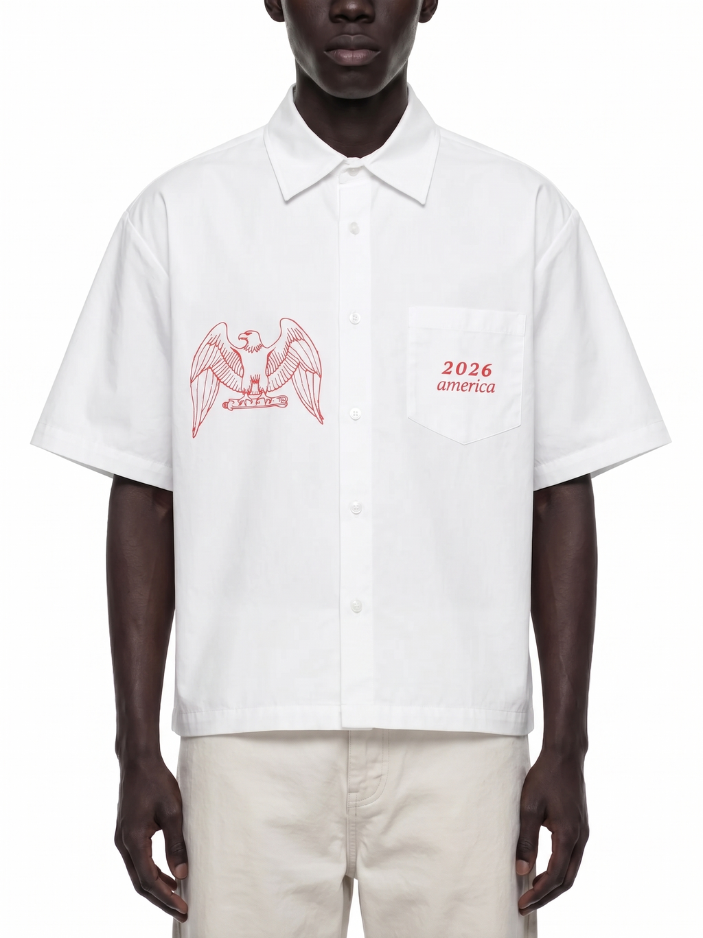 America Button Short Sleeve