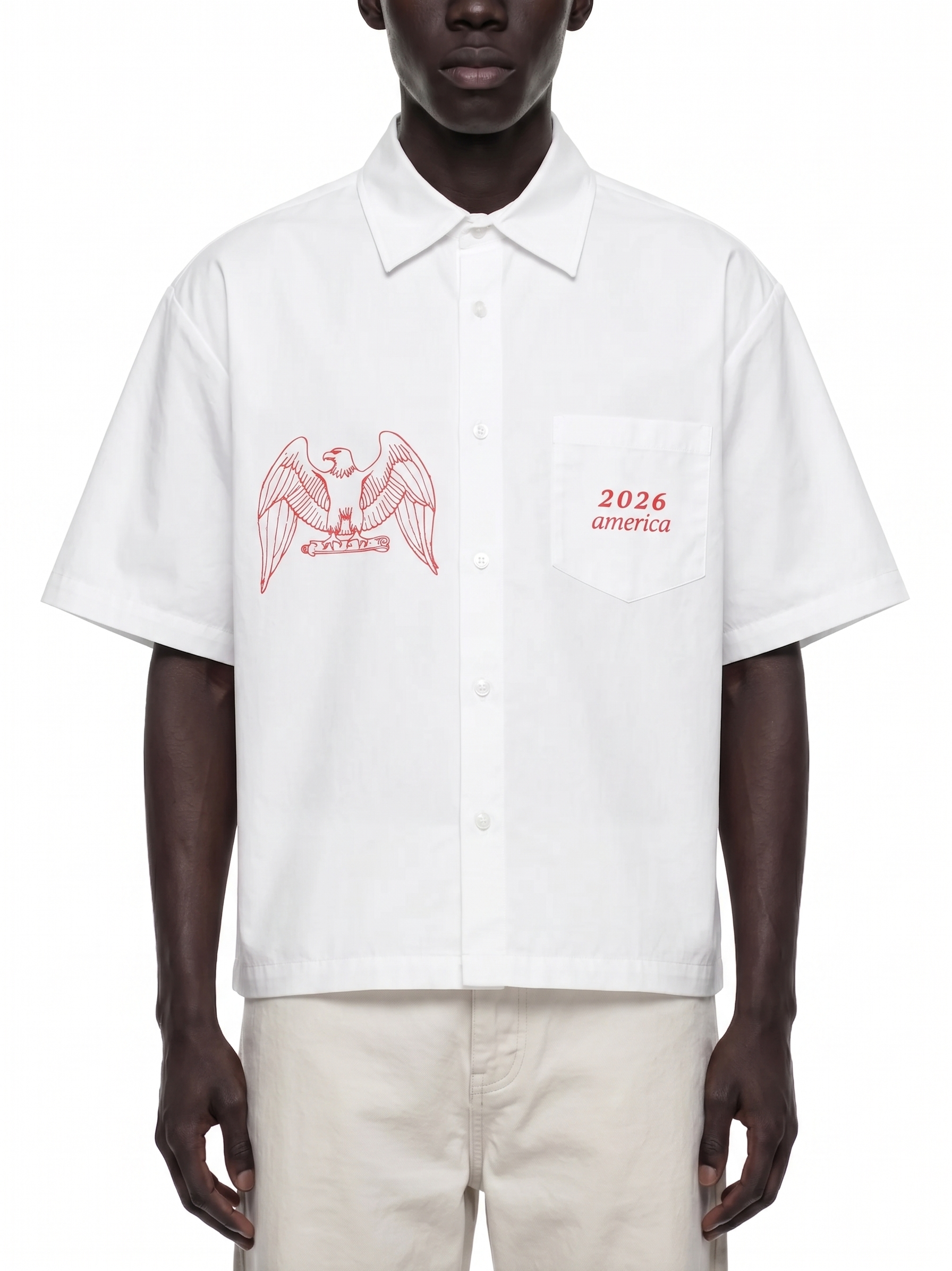 America Button Short Sleeve