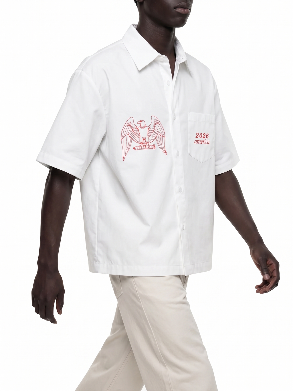 America Button Short Sleeve