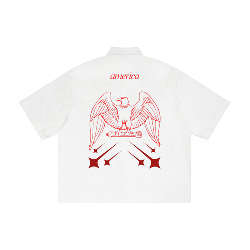 America Button Short Sleeve